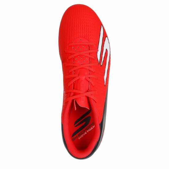 Skechers Skx.2 Academy Adults Firm Ground Football Boots Red/Black 