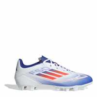 Adidas F50 Club Firm Ground Football Boots Бяло/Червено/Синьо Мъжки футболни бутонки