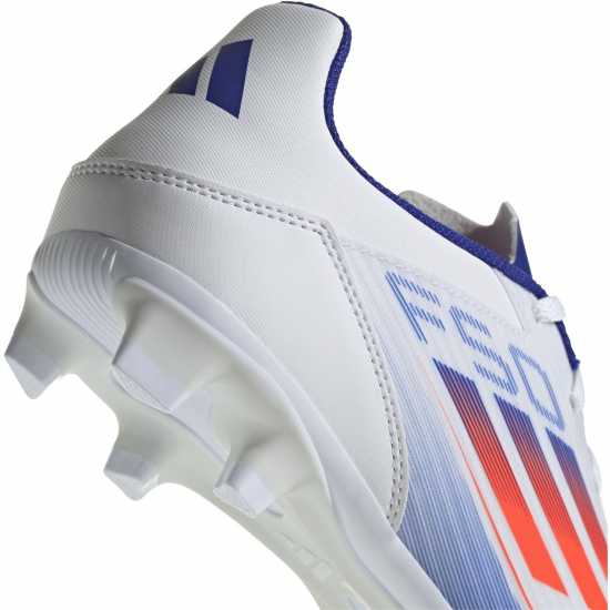 Adidas F50 Club Firm Ground Football Boots Бяло/Червено/Синьо Мъжки футболни бутонки