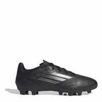 Adidas F50 Club Firm Ground Football Boots Черно/сребро Мъжки футболни бутонки