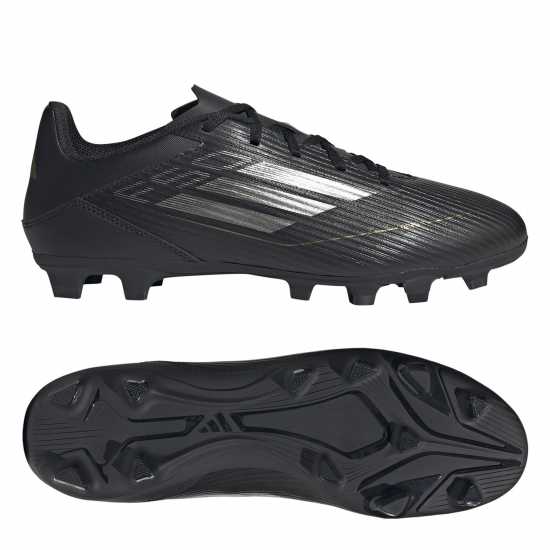 Мъжки футболни бутонки Adidas F50 Club Firm Ground Football Boots Черно/сребро Adidas F50 Club Firm Ground Football Boots Черно/сребро Мъжки футболни бутонки