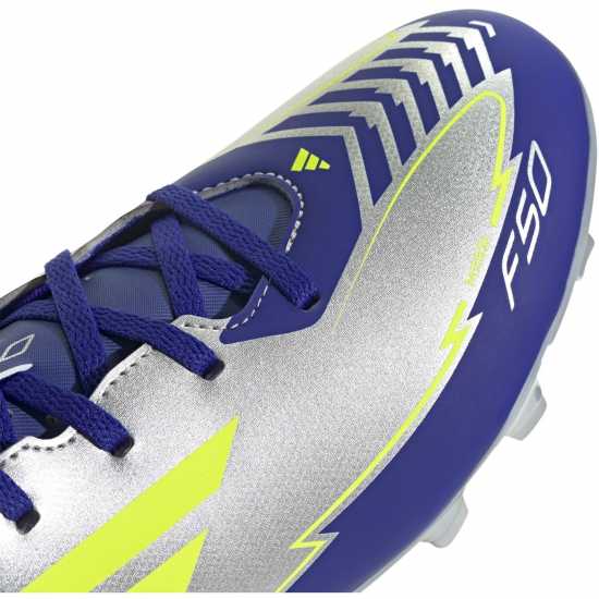 Мъжки футболни бутонки Adidas F50 Club Firm Ground Football Boots Сребро/Синьо Adidas F50 Club Firm Ground Football Boots Сребро/Синьо Мъжки футболни бутонки