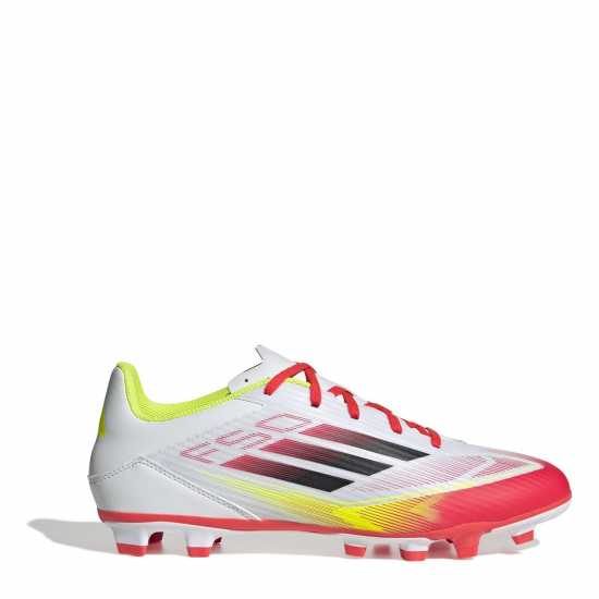 Мъжки футболни бутонки Adidas F50 Club Firm Ground Football Boots Бяло/Червено Adidas F50 Club Firm Ground Football Boots Бяло/Червено Мъжки футболни бутонки