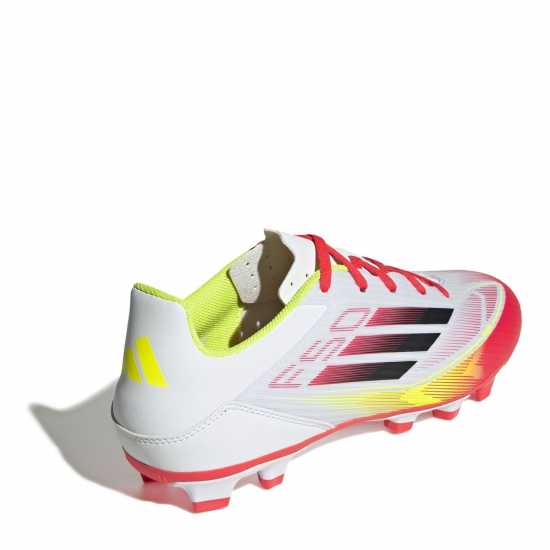 Мъжки футболни бутонки Adidas F50 Club Firm Ground Football Boots Бяло/Червено Adidas F50 Club Firm Ground Football Boots Бяло/Червено Мъжки футболни бутонки