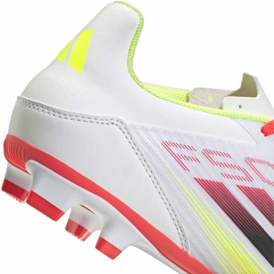 Мъжки футболни бутонки Adidas F50 Club Firm Ground Football Boots Бяло/Червено Adidas F50 Club Firm Ground Football Boots Бяло/Червено Мъжки футболни бутонки