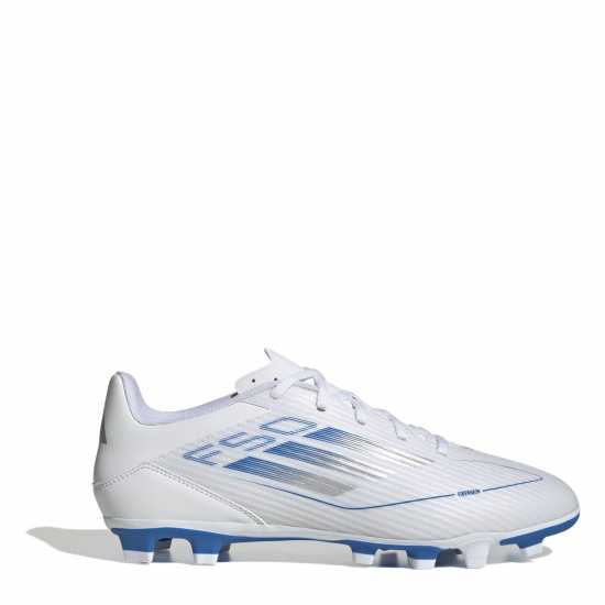 Adidas F50 Club Firm Ground Football Boots Бяло/сребро Мъжки футболни бутонки