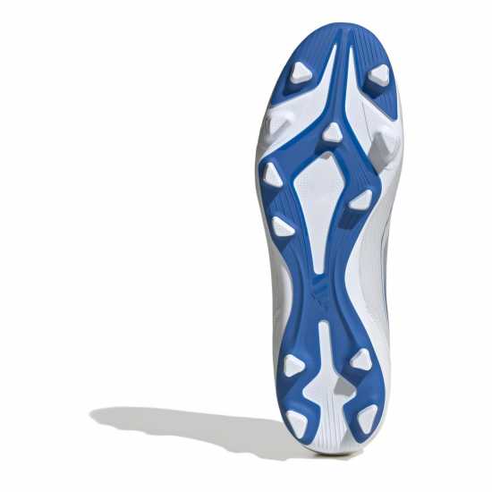 Adidas F50 Club Firm Ground Football Boots Бяло/сребро Мъжки футболни бутонки