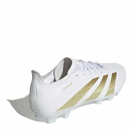 Мъжки футболни бутонки Adidas Predator League Multi Ground Football Boots Бяло/Златно/Бяло Adidas Predator League Multi Ground Football Boots Бяло/Златно/Бяло Мъжки футболни бутонки