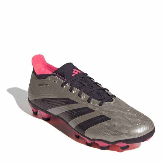 Мъжки футболни бутонки Adidas Predator League Multi Ground Football Boots Платина/Черно/Турбо Adidas Predator League Multi Ground Football Boots Платина/Черно/Турбо Мъжки футболни бутонки