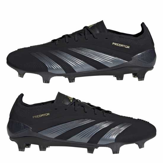 Мъжки футболни бутонки Adidas Predator Elite Firm Ground Football Boots Core Black/Crbn Adidas Predator Elite Firm Ground Football Boots Core Black/Crbn Мъжки футболни бутонки