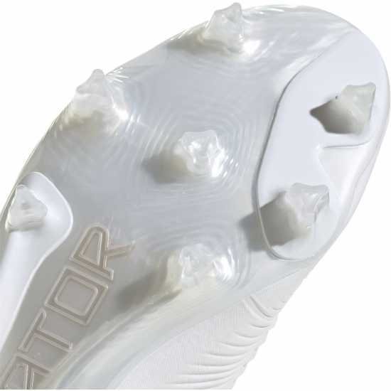 Adidas Predator Elite Firm Ground Football Boots Бяло/Златно/Бяло Мъжки футболни бутонки