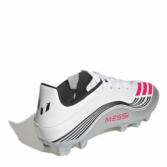 Adidas F50 Club Adults Firm Ground Football Boots Бяло/Червено Мъжки футболни бутонки