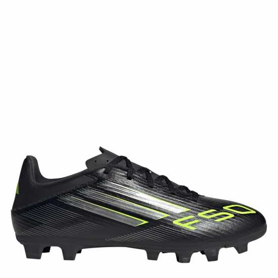 Adidas F50 Club Adults Firm Ground Football Boots Black/Lemon Мъжки футболни бутонки