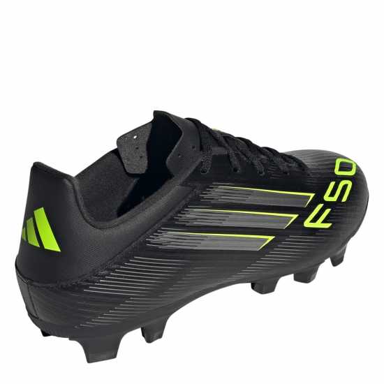 Adidas F50 Club Adults Firm Ground Football Boots Black/Lemon Мъжки футболни бутонки