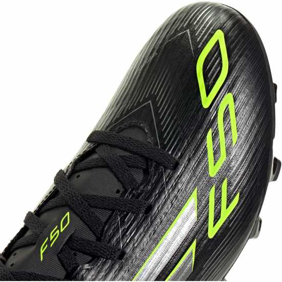 Adidas F50 Club Adults Firm Ground Football Boots Black/Lemon Мъжки футболни бутонки