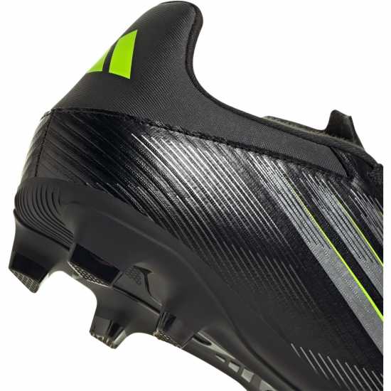 Adidas F50 Club Adults Firm Ground Football Boots Black/Lemon Мъжки футболни бутонки