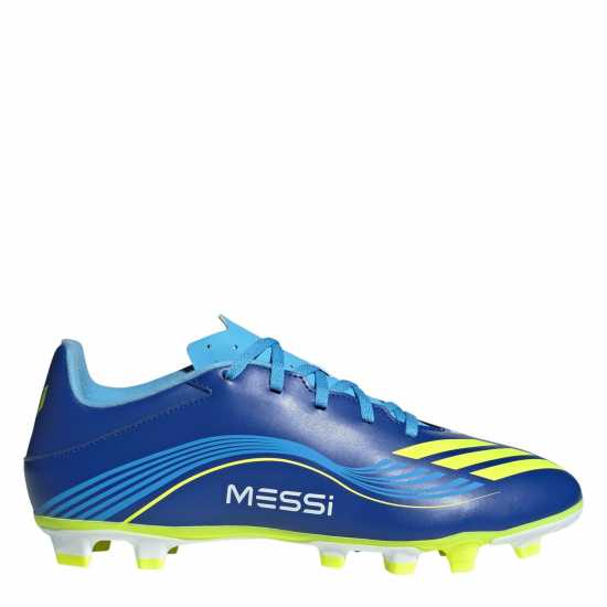 Adidas F50 Club Adults Firm Ground Football Boots Синьо/Жълто 