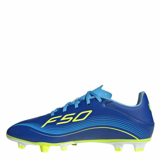 Adidas F50 Club Adults Firm Ground Football Boots Синьо/Жълто 