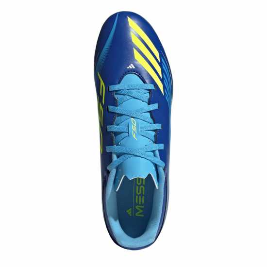 Adidas F50 Club Adults Firm Ground Football Boots Синьо/Жълто 