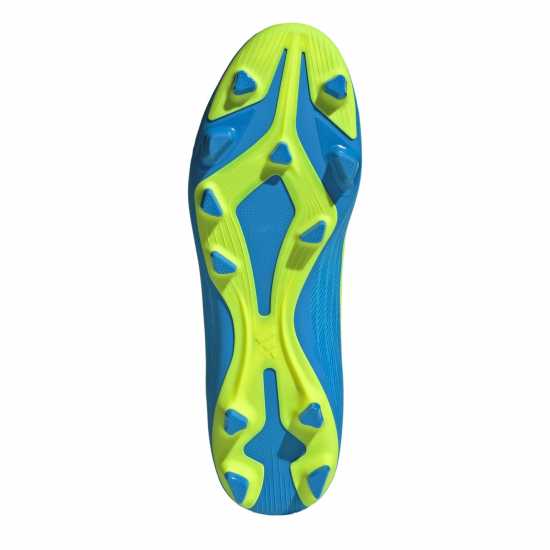 Adidas F50 Club Adults Firm Ground Football Boots Blue/Yellow 