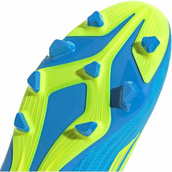 Adidas F50 Club Adults Firm Ground Football Boots Blue/Yellow 