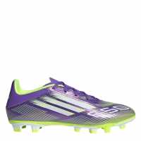 Adidas F50 Club Adults Firm Ground Football Boots Purple/White Мъжки футболни бутонки