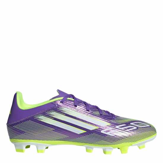 Adidas F50 Club Adults Firm Ground Football Boots Purple/White Мъжки футболни бутонки