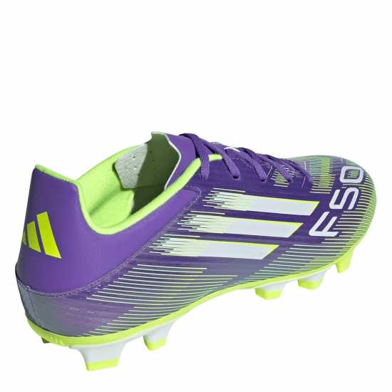 Adidas F50 Club Adults Firm Ground Football Boots Purple/White Мъжки футболни бутонки