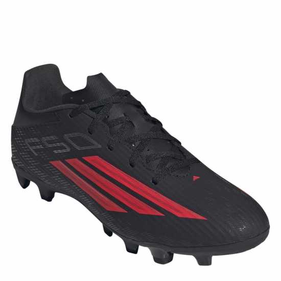 Adidas F50 Club Adults Firm Ground Football Boots Black/Red 
