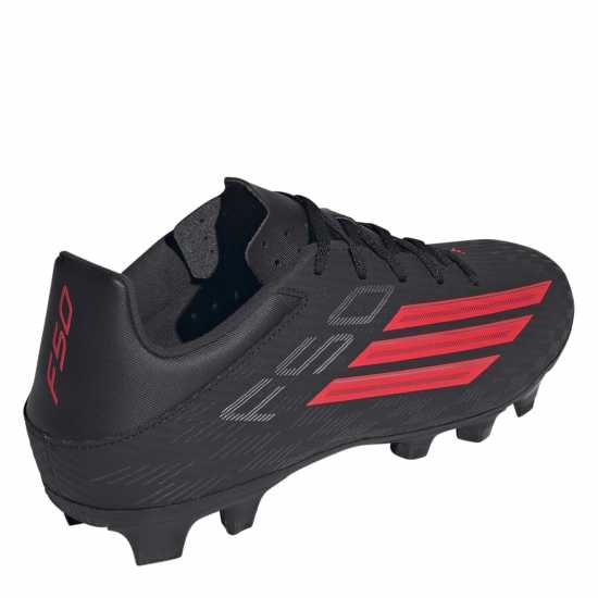 Adidas F50 Club Adults Firm Ground Football Boots Black/Red 