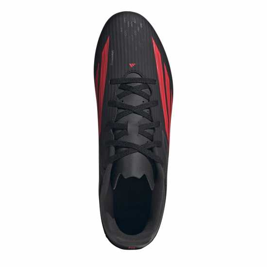 Adidas F50 Club Adults Firm Ground Football Boots Black/Red 