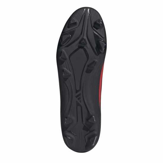 Adidas F50 Club Adults Firm Ground Football Boots Black/Red 