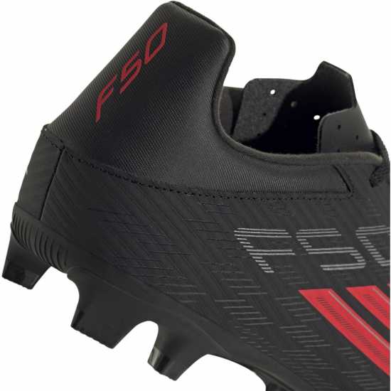 Adidas F50 Club Adults Firm Ground Football Boots Black/Red 