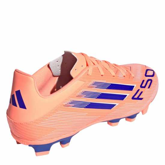 Adidas F50 Club Adults Firm Ground Football Boots Оранжево/Синьо 