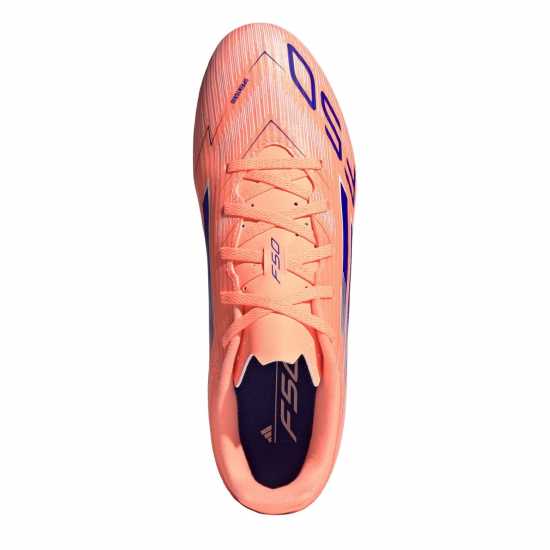 Adidas F50 Club Adults Firm Ground Football Boots Оранжево/Синьо 