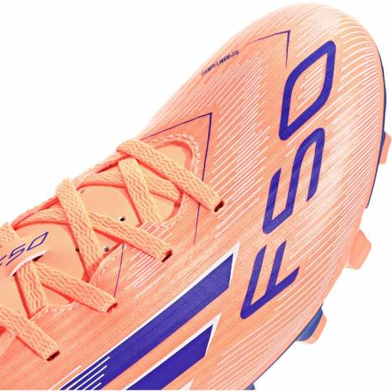 Adidas F50 Club Adults Firm Ground Football Boots Оранжево/Синьо 
