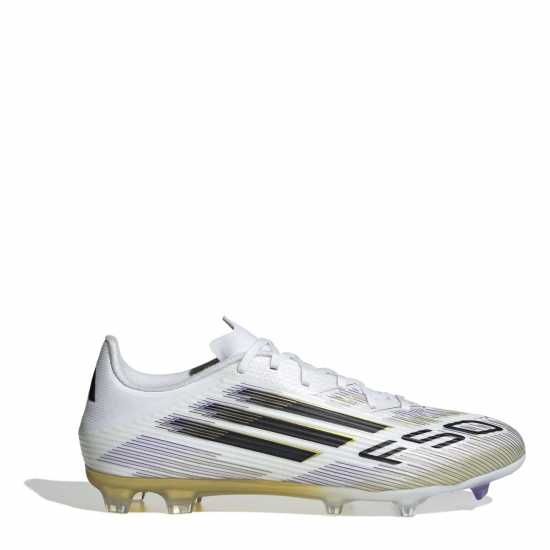 Adidas F50 League Adults Firm Ground Football Boots Бяло/Черно/Злато Мъжки футболни бутонки