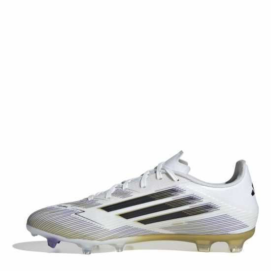 Adidas F50 League Adults Firm Ground Football Boots Бяло/Черно/Злато Мъжки футболни бутонки