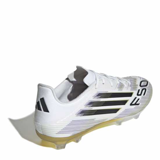 Adidas F50 League Adults Firm Ground Football Boots Бяло/Черно/Злато Мъжки футболни бутонки