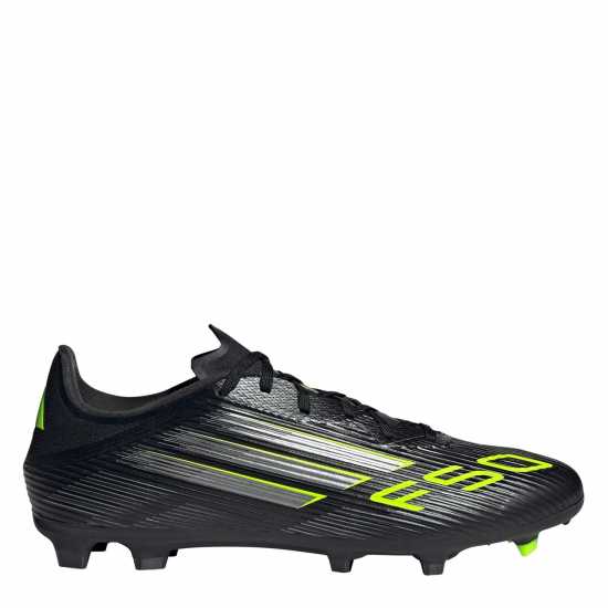 Adidas F50 League Adults Firm Ground Football Boots Black/Lemon Мъжки футболни бутонки