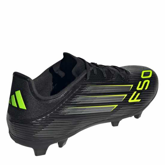 Adidas F50 League Adults Firm Ground Football Boots Black/Lemon Мъжки футболни бутонки