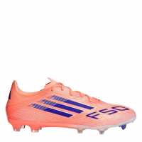 Adidas F50 League Adults Firm Ground Football Boots Оранжево/Синьо 