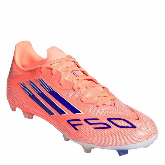 Adidas F50 League Adults Firm Ground Football Boots Оранжево/Синьо 