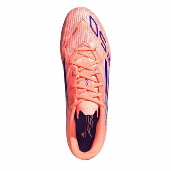 Adidas F50 League Adults Firm Ground Football Boots Оранжево/Синьо 