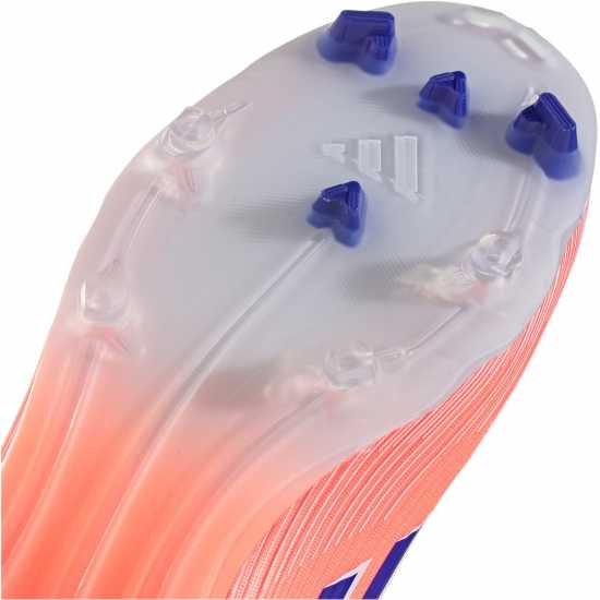 Adidas F50 League Adults Firm Ground Football Boots Оранжево/Синьо 