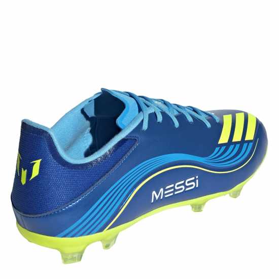 Adidas F50 League Adults Firm Ground Football Boots Синьо/Жълто 
