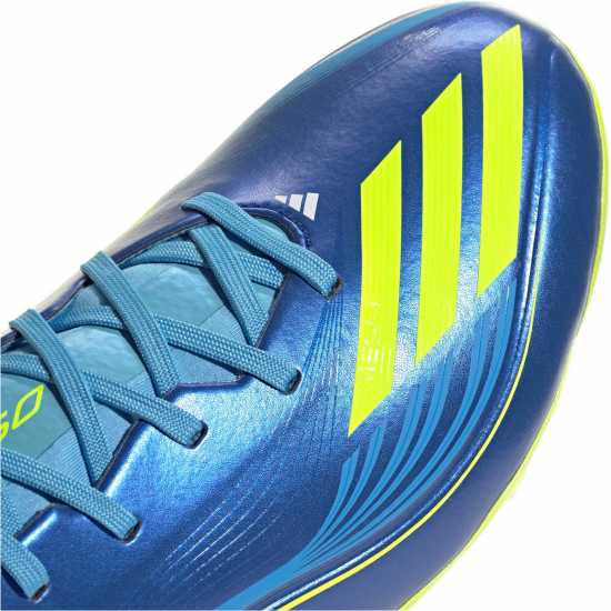 Adidas F50 League Adults Firm Ground Football Boots Синьо/Жълто 