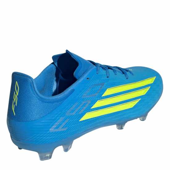 Adidas F50 League Adults Firm Ground Football Boots Blue/Yellow 