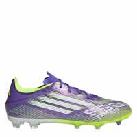 Adidas F50 League Adults Firm Ground Football Boots Purple/White Мъжки футболни бутонки