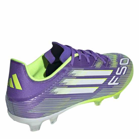 Adidas F50 League Adults Firm Ground Football Boots Purple/White Мъжки футболни бутонки